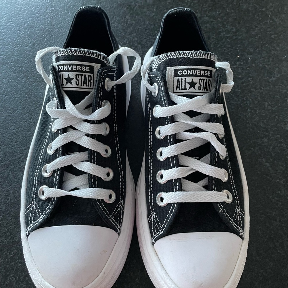 Converse Monochrome Lace-Up Sneakers